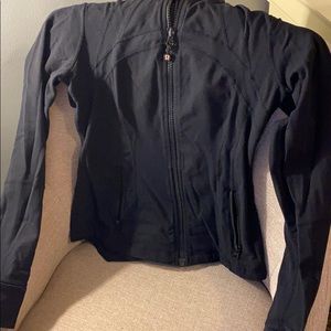 Black Lululemon Zip Up size 8
